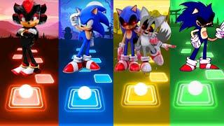 Shadow Hedgehog  Sonic  Sonic Tails Exe  Sonic Exe FNF Tiles Hop