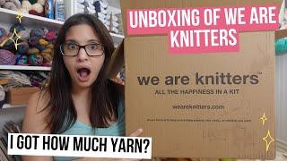 HUGE Yarn unboxing video- I got HOW MUCH YARN?  - We Are Knitters Yarn