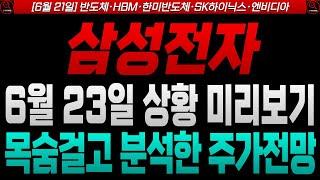 [삼성전자 SK하이닉스 한미반도체 주가전망]AMD 엔비디아 HBM 둘 다 공급 가능성? 6월 23일 월요일 주가전망