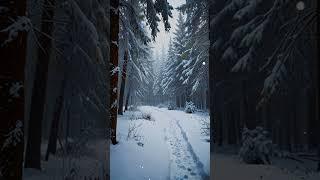 Relaxing Snowfall Sounds for Stress Relief | Beautiful Winter Scenery for Calm & Anxiety Relief ️