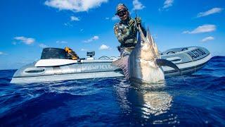 Spearfishing a MARLIN from a TINY boat! (Sailing Popao) Ep.67