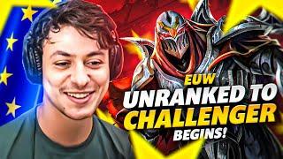 LL STYLISH | EUW UNRANKED TO CHALLENGER BEGINS!