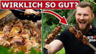 Das beste Schaschlik Rezept im Test?! Schaschlik grillen! Gasgrill & Kohle - so wird es perfekt!