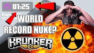 WOLRD'S FASTEST NUKE on Krunker??? INSANE Krunker Gameplay!!!