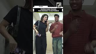 Wamiqa Gabbi’s unique Baby John promotion, actress teaches Nain Matakka’s hook step to pap