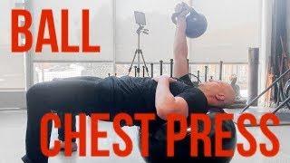 Single Arm Ball Chest Press - The Sexy Maker