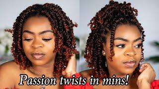 Easy crochet installation braids|| Tiana 8’ passion twists || ft Toyotress #crochetbraids