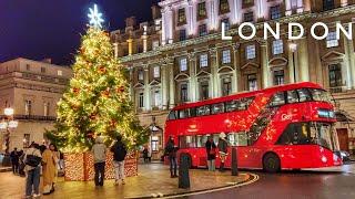 ⭐️ London Christmas Lights Tour London Walk at Christmas  London St. James's, Regent Street