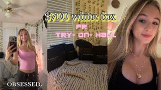 $700 white fox try on haul || @whitefoxboutique1 || use code “WFTRINITY” for $$$ off