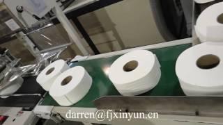 Individual maxi roll toilet paper kitchen towel paper packaging machine