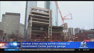 Investigation Continues After Worker Killed During Partial Collapse At Government Center Parking Gar