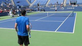 Andy Murray Practice at the 2014 Us Open