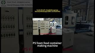 PS foam take away food container making machine,thermacol foam fast food containers making machines