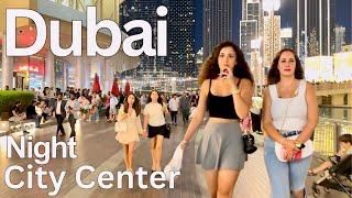 Dubai Amazing City Center |4K| Dubai Downtown Walking Tour  2024