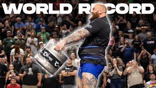 NEW KEG TOSS WORLD RECORD | Hafthor Bjornsson