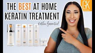 GK HAIR- FAVORITES & HOW I DO MY KERATIN TREATMENT AT HOME! | JENIFER LARSON