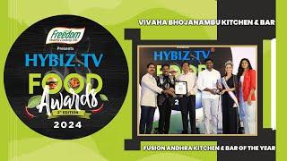 Vivaha Bhojanambu Kitchen And Bar | Fusion Andhra Kitchen & Bar of the Year | Hybiz Food Awards 2024