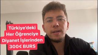 Tüm Bölümlere 300€ Karşılıksız Burs | DİTİB Bursu