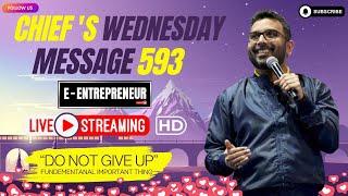 Chief's Wednesday Message 593 in Hindi | Chief's Wednesday Message Latest | Chief's Message 593