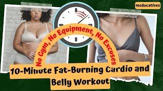 10-Minute Fat-Burning Cardio | Belly Workout | Quick HIIT Exercises | Home Fitness Routine