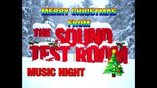 Merry Christmas Music Night Seasons Greetings From The Sound Test Room