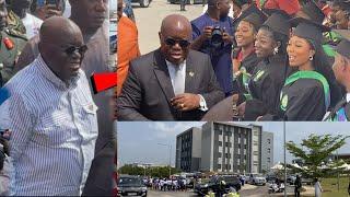 Prez. Akuffo Addo Storms 1st Graduation of Varsity Mahama Built & Take Credit , brags about ..