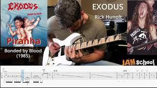 Exodus Piranha Guitar solo with TAB