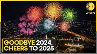 World Welcomes New Year 2025 With Stunning Fireworks & Drone Light Shows | World News | WION