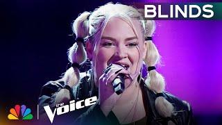 Gabrielle Zabosky Blows the Coaches Away and Wins Four-Chair Turn | The Voice Blind Auditions | NBC