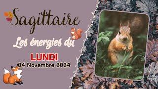 ️ SAGITTAIRE  Lundi 04 Novembre 2024  Horoscope Voyance Guidance Loi de l’attraction