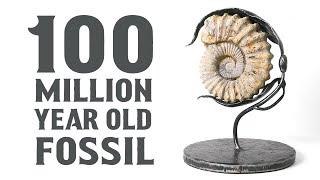 Holding History | Forged Ammonite Display