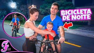 PASSEIO DE BICICLETA A NOITE COM O RAVI! - Fran Japa