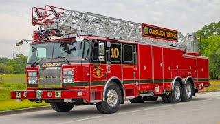 Walk Around of Carrollton Volunteer Fire Department's HR 100 Aerial - SO144489