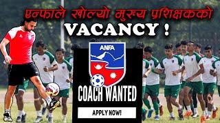 Nepal Football Announces Vacancy for Head Coach of Senior National Team