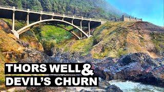 Thor's Well & Devil's Churn | 2 Of The Most Iconic Coastal MUST SEE Locations In Oregon