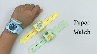 DIY HOW TO MAKE PAPER WATCH / Paper Craft / paper Wrist Watch / Origami Watch / Paper Craft New