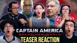 CAPTAIN AMERICA 4 Brave New World TEASER REACTION! | Who is that?!