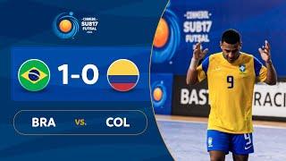 BRASIL vs. COLOMBIA [1-0] | RESUMEN | CONMEBOL SUB17FS | FASE DE GRUPOS