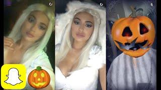 Kylie Jenner's Halloween Eskimo costume on Snapchat