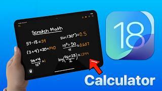 iPadOS 18 - new Calculator review!