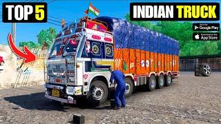 TOP 5 BEST INDIAN TRUCK GAMES FOR ANDROID! BEST INDIAN TRUCK DRIVING GAMES FOR ANDROID 2024