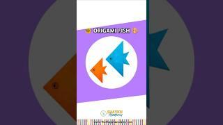  Let's make an Origami Fish  | School Craft Ideas ️ #craft #art #shorts #trending #school #fish
