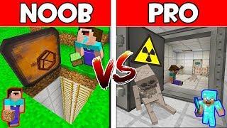 Minecraft - NOOB vs PRO : SECRET BUNKER in Minecraft ! AVM SHORTS Animation