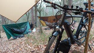 E-Bike Camp #hammockcamping with Spijkerpoes