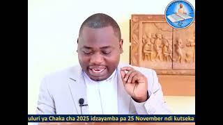 LACHISANU LAMULUNGU WA 32 PACHAKA// 15 NOVEMBER 2024// FR JOHN KALIWAMBA DP