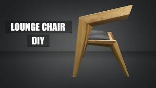 DIY MODERN CHAIR.Woodworking.