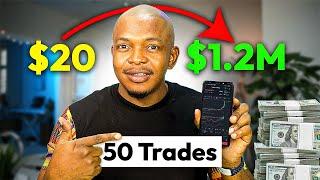 He used this strategy to turn $20 to $1.2 million in 50 trades