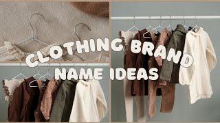 Top clothing brand names ideas️| new and stylish brand names