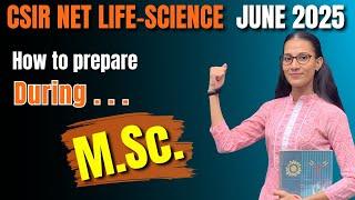 CSIR-NET Preparation during MSc. NET LIFESCIENCE JUNE 2025 #apnasapnajrf