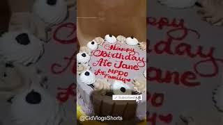 BIRTHDAY CAKE to Mommy Jane - Goldilocks Mocha Cake #shorts